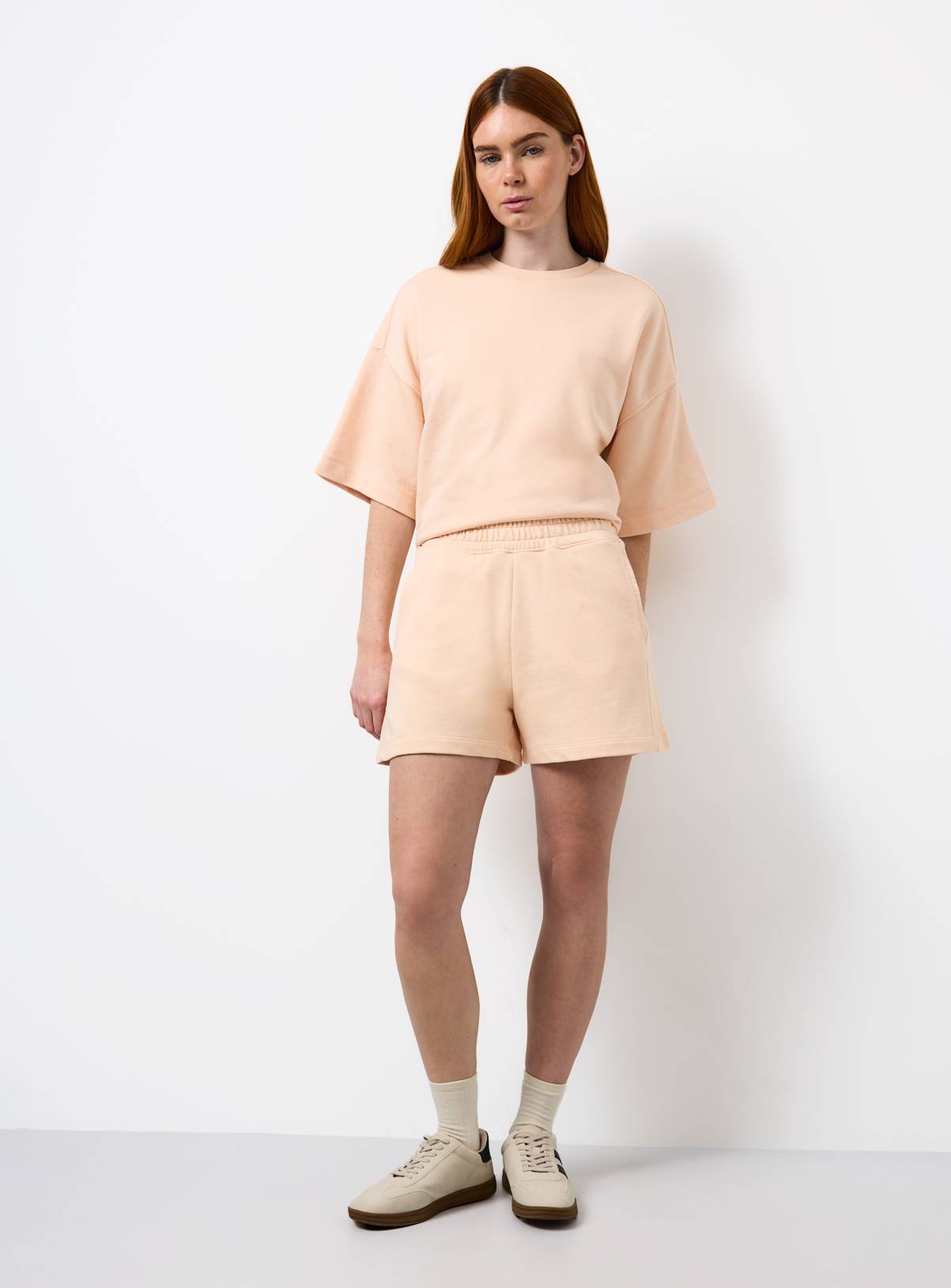 Pale Pink Washed Co-ord Jersey Shorts XXL - Image 2